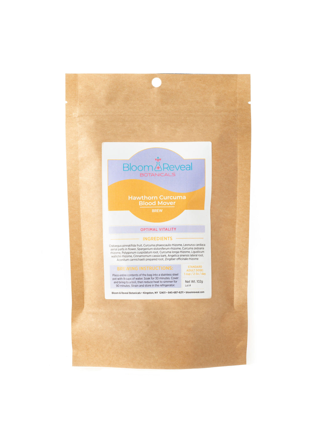 Hawthorn Curcuma Blood Mover Herbal Formula