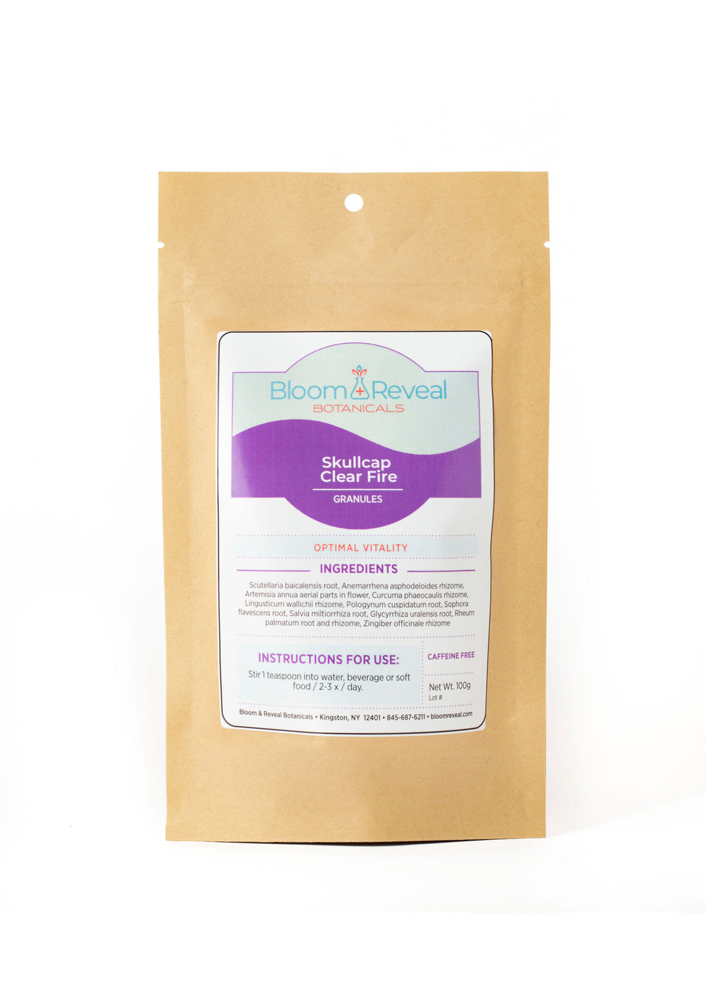 Skullcap Clear Fire Herbal Formula