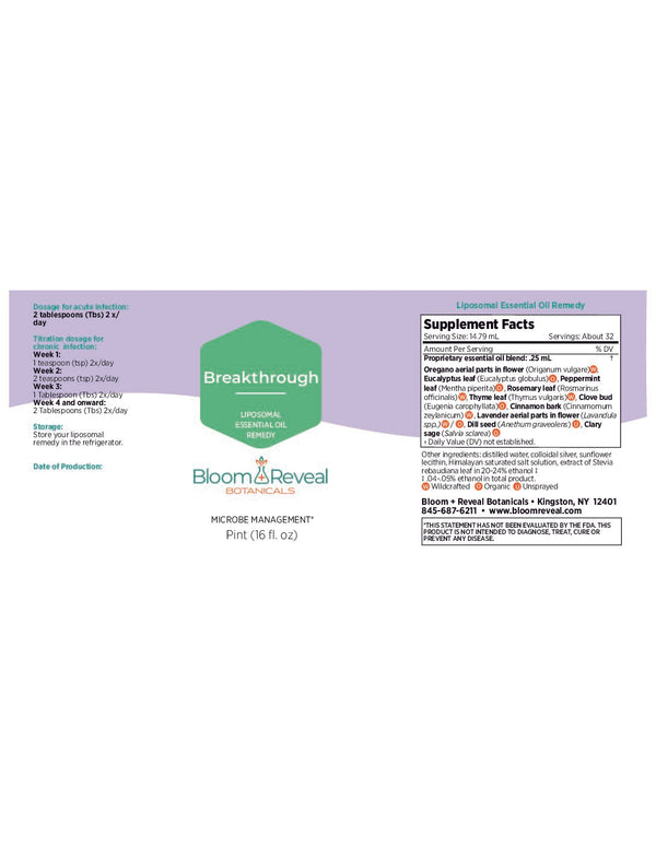 Breakthrough Essential Oil Liposomal Remedy