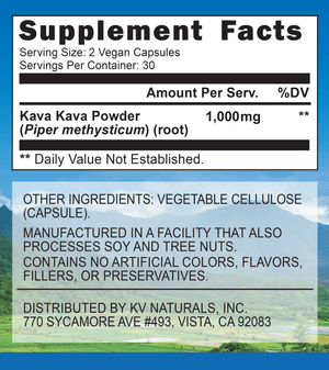 Kona Kava Root Capsules