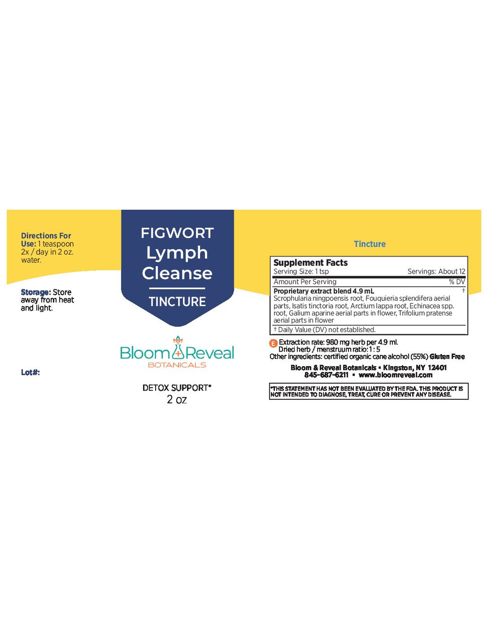 Figwort Lymph Cleanse Herbal Formula