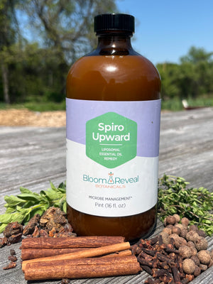 Spiro Upward with ingredients outside